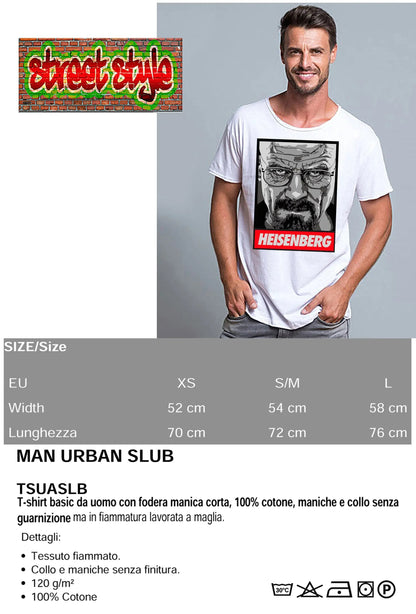 The Legend Heisenberg - T-shirt Uomo Cotone
