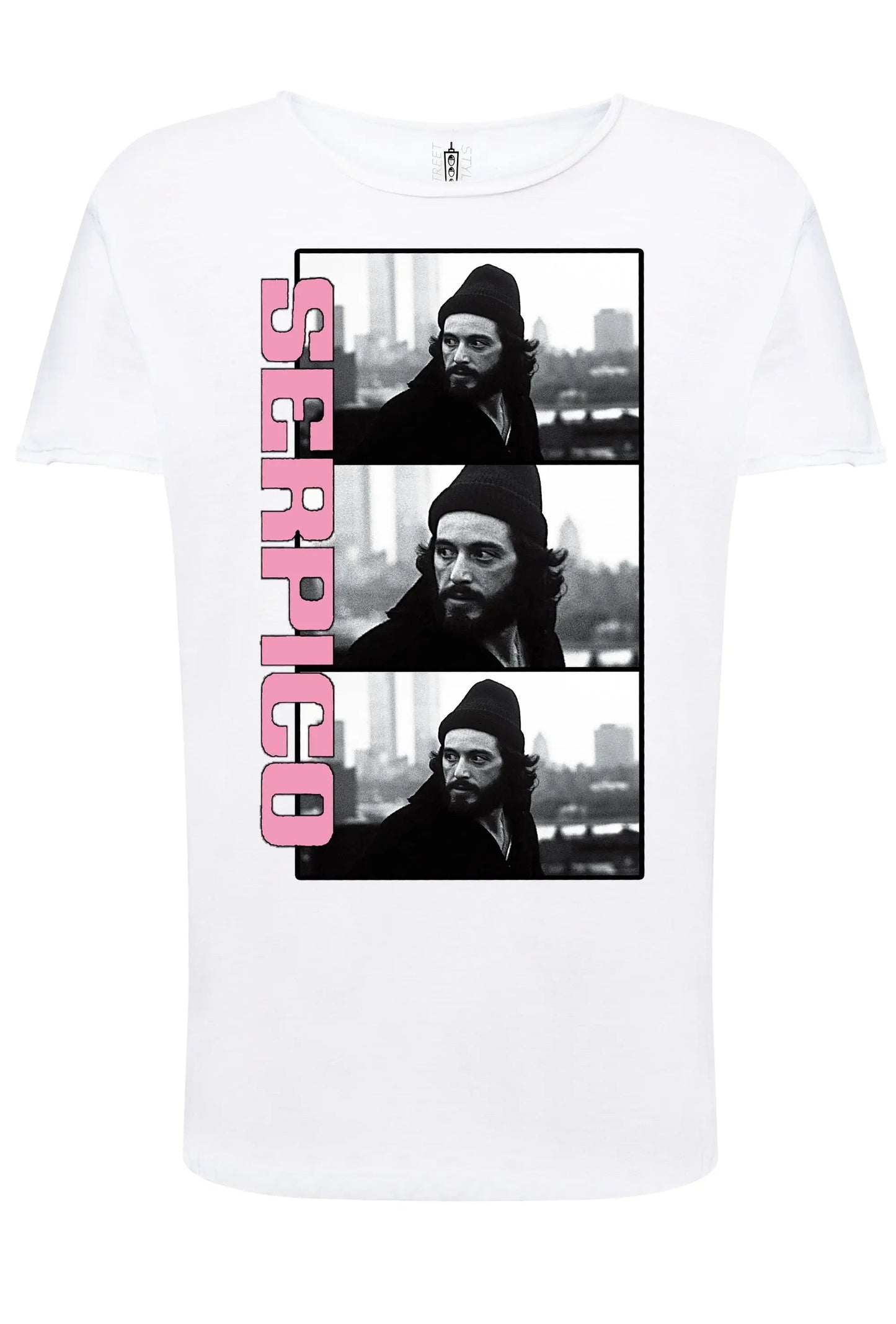 The Legend Serpico - T-Shirt Uomo Cotone Fiammato
