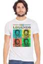 The Legends Quad Bud Spencer 18-70-9 T-Shirt Urban Men 100% Slub Cotton BS
