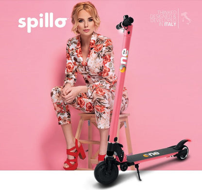 The One - Spillo Elektro-Tretroller E-Scooter 250W Klappbar Bluetooth Pink