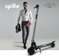 The One - Spillo Electric Scooter 250W Foldable Bluetooth -Grey