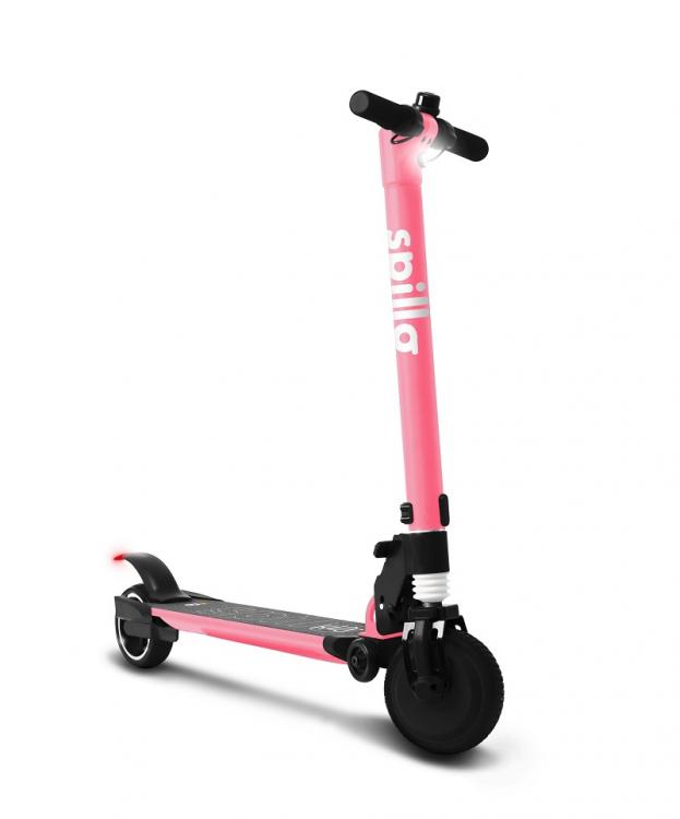 Icone The One Kids Spillo Elektroroller 150W Kinder Rosa Bt Led