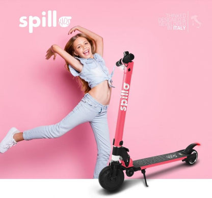 Icone The One Kids Spillo Elektroroller 150W Kinder Rosa Bt Led