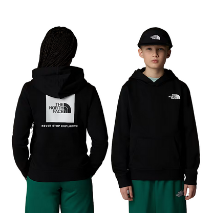 The North Face felpa con cappuccio da ragazzo Teen Redbox NF0A89H9JK nero