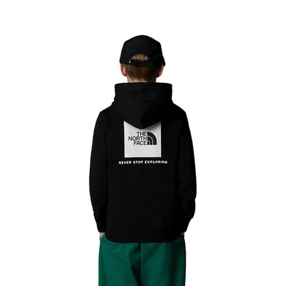 The North Face felpa con cappuccio da ragazzo Teen Redbox NF0A89H9JK nero