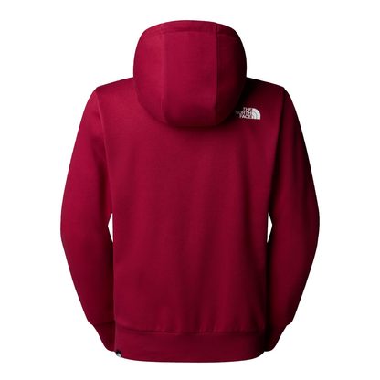 The North Face Felpa Cappuccio Donna Simple Dome NF0A89FC1X Rosso Barbabietola