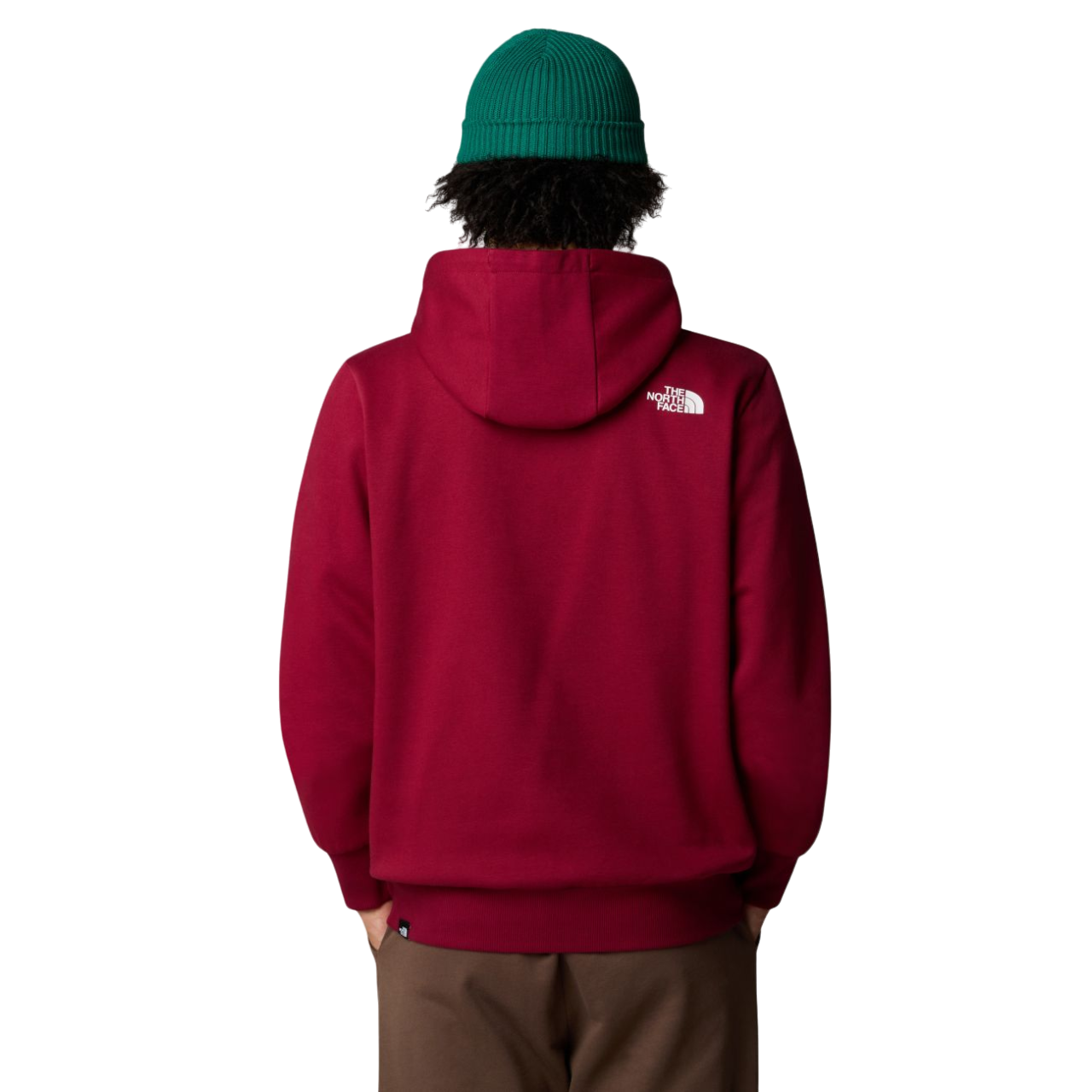 The North Face Felpa Cappuccio Donna Simple Dome NF0A89FC1X Rosso Barbabietola
