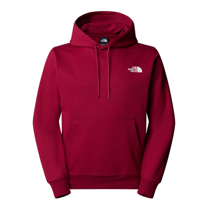 The North Face Felpa Cappuccio Donna Simple Dome NF0A89FC1X Rosso Barbabietola