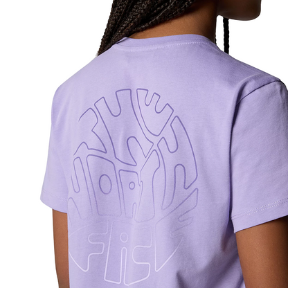 The North Face maglietta manica corta da ragazza Relaxed Graphic NF0A87BCPJO1 viola
