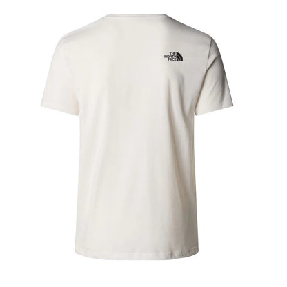 The North Face maglietta manica corta da uomo Foundation Coordinate NF0A882ZV3L bianco