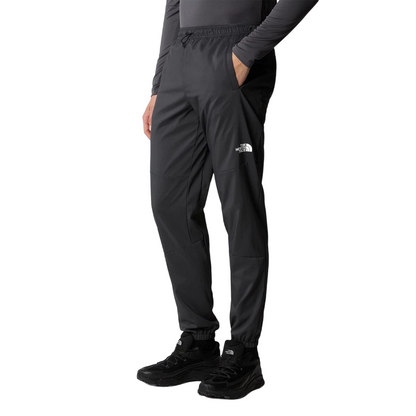 The North Face pantalone sportivo da uomo Wind Track NF0A87J60C5 grigio asfalto