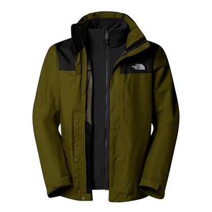 The North Face - Giacca Uomo 3 in 1 Evolve II Triclimate NF00CG55 Oliva/Grigio