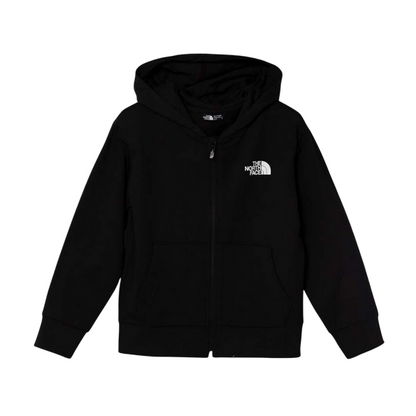 The North Face Felpa con cappuccio da ragazza in cotone leggero NF0A877QJK3 nero