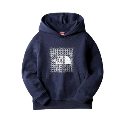 The North Face Felpa con cappuccio da ragazzi Teens Box P O Hood NF0A7X568K21 summit navy