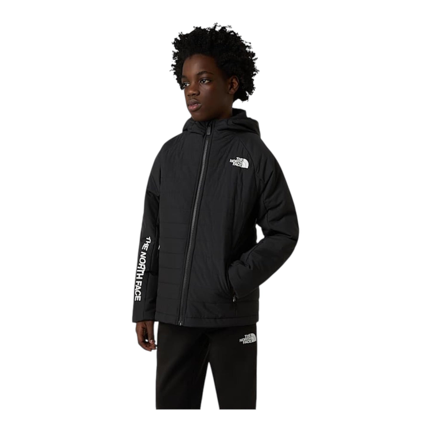 The North Face Giacca Never Stop Ragazzo NF0A89HRJK31 Nero Sintetico