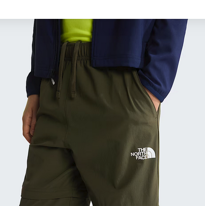 The North Face Teen Lightweight Hike NF0A8FYU21L New Taupe Green Pantalone Convertibile