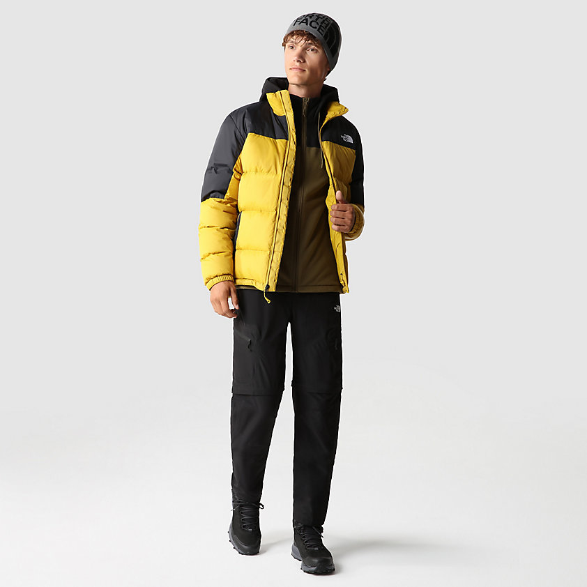 The North Face Piumino Diablo NF0A4M9J81U Mineral Gold – Piumino uomo, caldo, outdoor, antivento, nero-oro