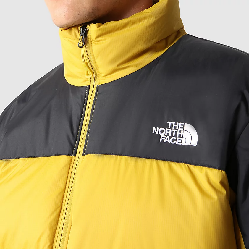 The North Face Piumino Diablo NF0A4M9J81U Mineral Gold – Piumino uomo, caldo, outdoor, antivento, nero-oro