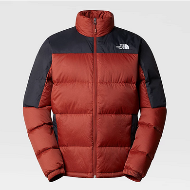 The North Face Piumino Diablo NF0A4M9JWEW Brandy Nero – Piumino uomo, imbottito, outdoor, antivento