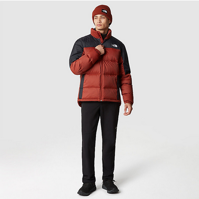 The North Face Piumino Diablo NF0A4M9JWEW Brandy Nero – Piumino uomo, imbottito, outdoor, antivento