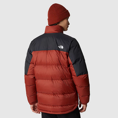 The North Face Piumino Diablo NF0A4M9JWEW Brandy Nero – Piumino uomo, imbottito, outdoor, antivento