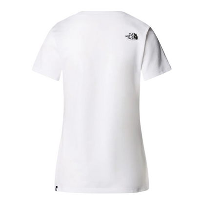 The North Face maglietta manica corta da donna Easy NF0A8A6DFN4 bianca