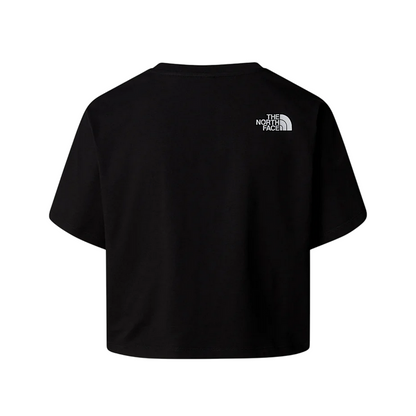 The North Face maglietta manica corta da donna Simple Dome Cropped NF0A87U4JK3 nero