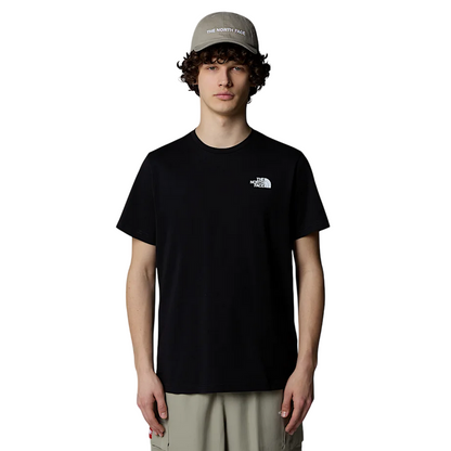 The North Face maglietta manica corta da uomo Box NSE NF0A87NPJK3 nero