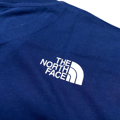 The North Face maglietta manica corta da uomo Mountain Line NF0A87NTD1R1M blu