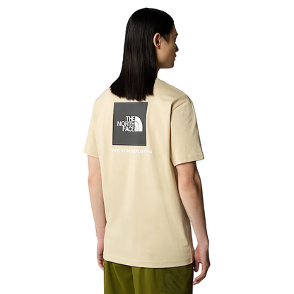 The North Face T-Shirt Uomo Redbox NF0A87NP3X4 Ghiaia