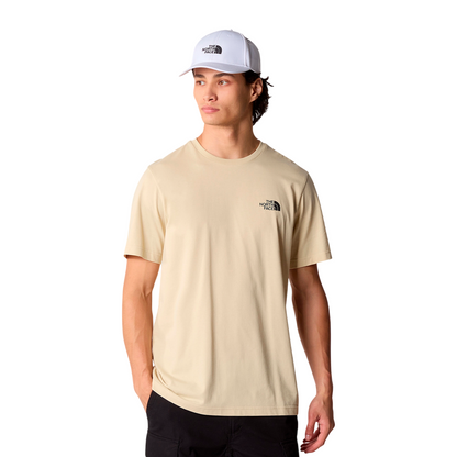 The North Face maglietta manica corta da uomo Simple Dome NF0A87NG3X4 ghiaia