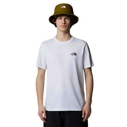 The North Face maglietta manica corta da uomo Simple Dome NF0A87NGFN4 bianco