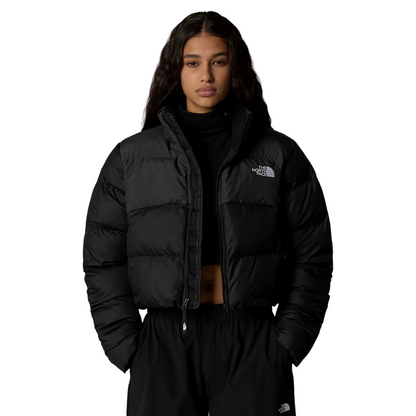 The North Face Piumino Corto Donna Saikuru  NF0A89JCKT0 Nero - Riciclato Caldo Leggero