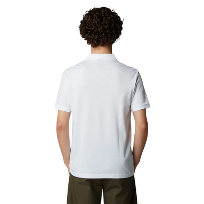 The North Face polo manica corta da uomo in cotone piquet Essential NF0A8C1PFN4 bianco