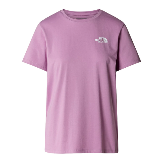 The north Face maglietta manica corta da donna Foundation Mountain NF0A882VPO2 viola