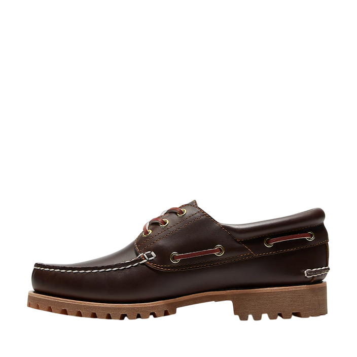 Timberland Authentic 3-Eye Lug Handsewn Scarpe da Barca Uomo Marrone - TB030003214