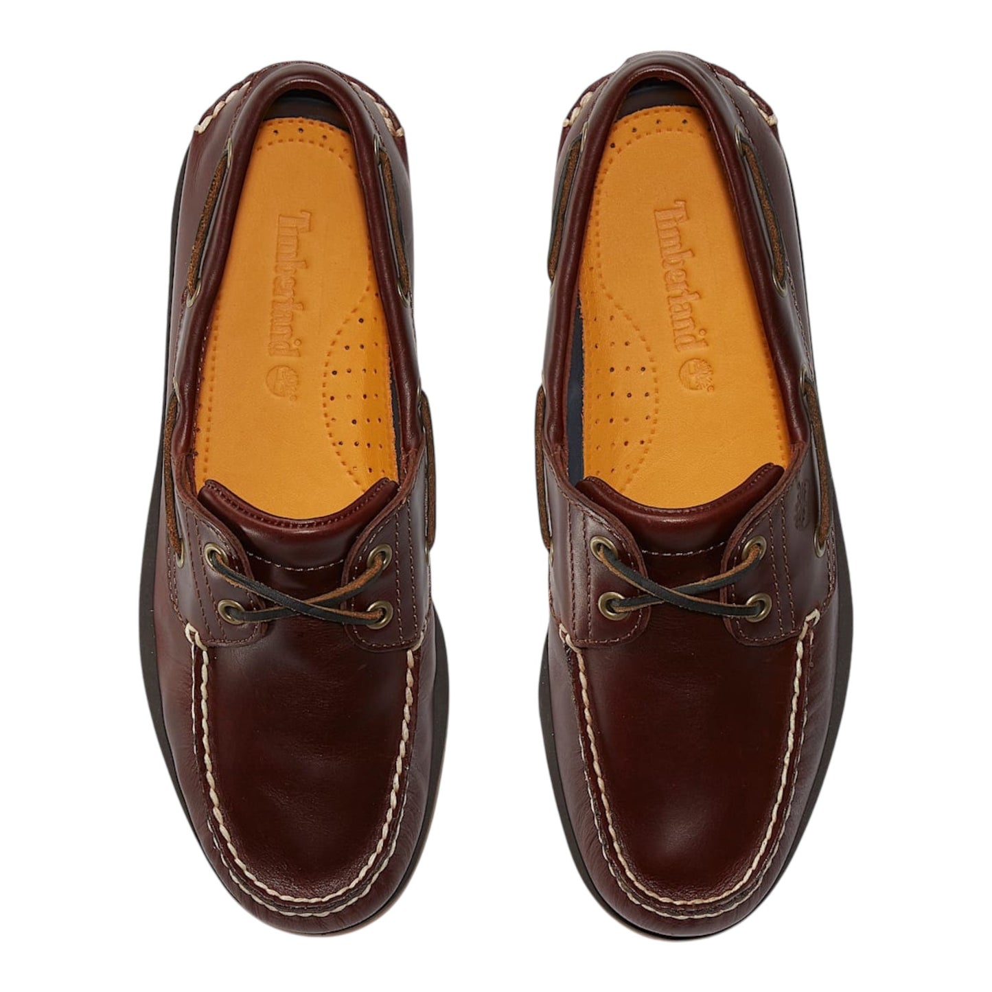 Timberland Scarpa Barca Uomo Classic 2-Eye TB025077214 Marrone Coccodrillo