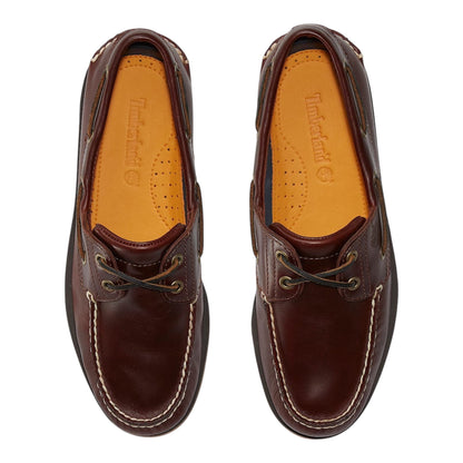 Timberland Scarpa Barca Uomo Classic 2-Eye TB025077214 Marrone Coccodrillo