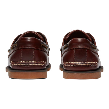 Timberland Scarpa Barca Uomo Classic 2-Eye TB025077214 Marrone Coccodrillo