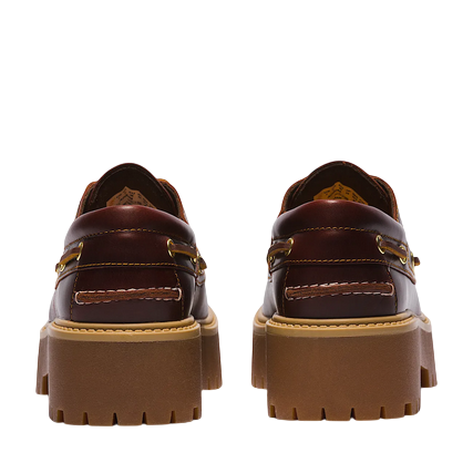 Timberland Scarpa Nautica Stone Street TB0A2QDMD57 Marrone Scuro Plateau Donna