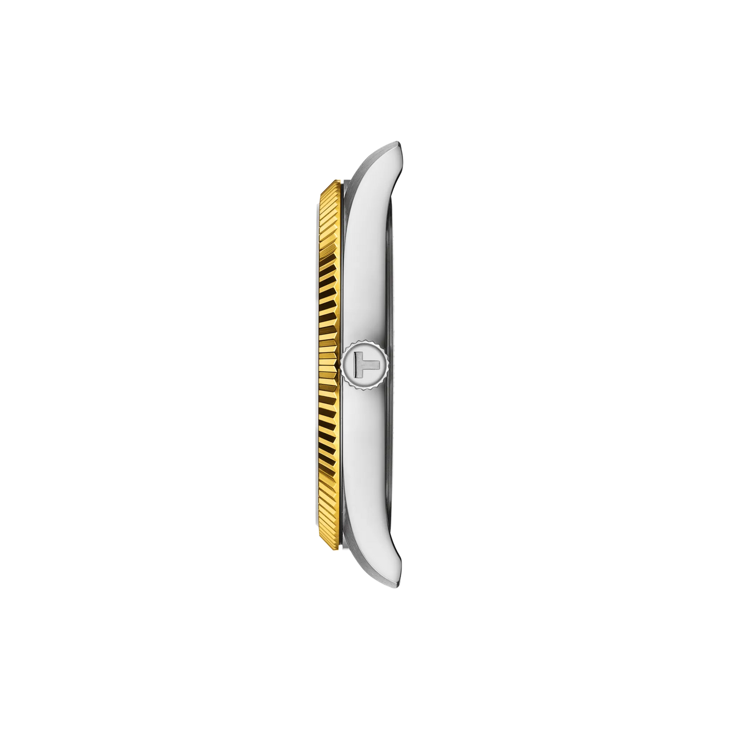 Tissot Ballade 40mm –  Bianco solei con cinturino in acciaio silver e oro | T156.410.22.031.00