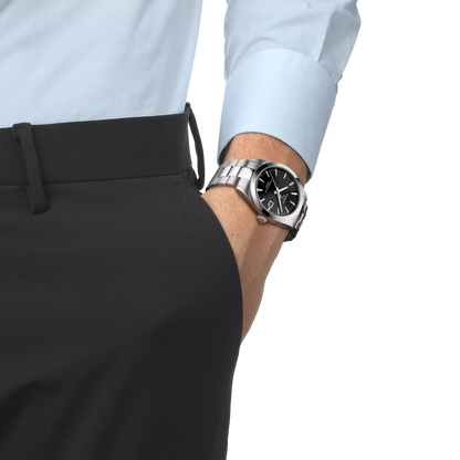Tissot Gentleman Powermatic 80 Silicium – Automatic Swiss Made, Schwarz, 40mm – T127.407.11.051.00