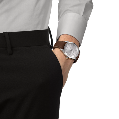 Tissot Gentleman Automatic Swiss Made Silver 40mm – Codice T127.407.16.031.00