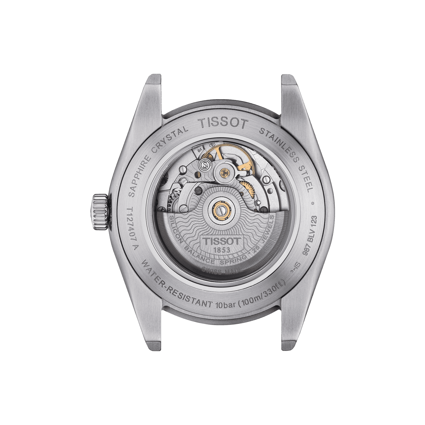 Tissot Gentleman Automatik Swiss Made Schwarz 40mm – Artikelnummer T127.407.16.051.01