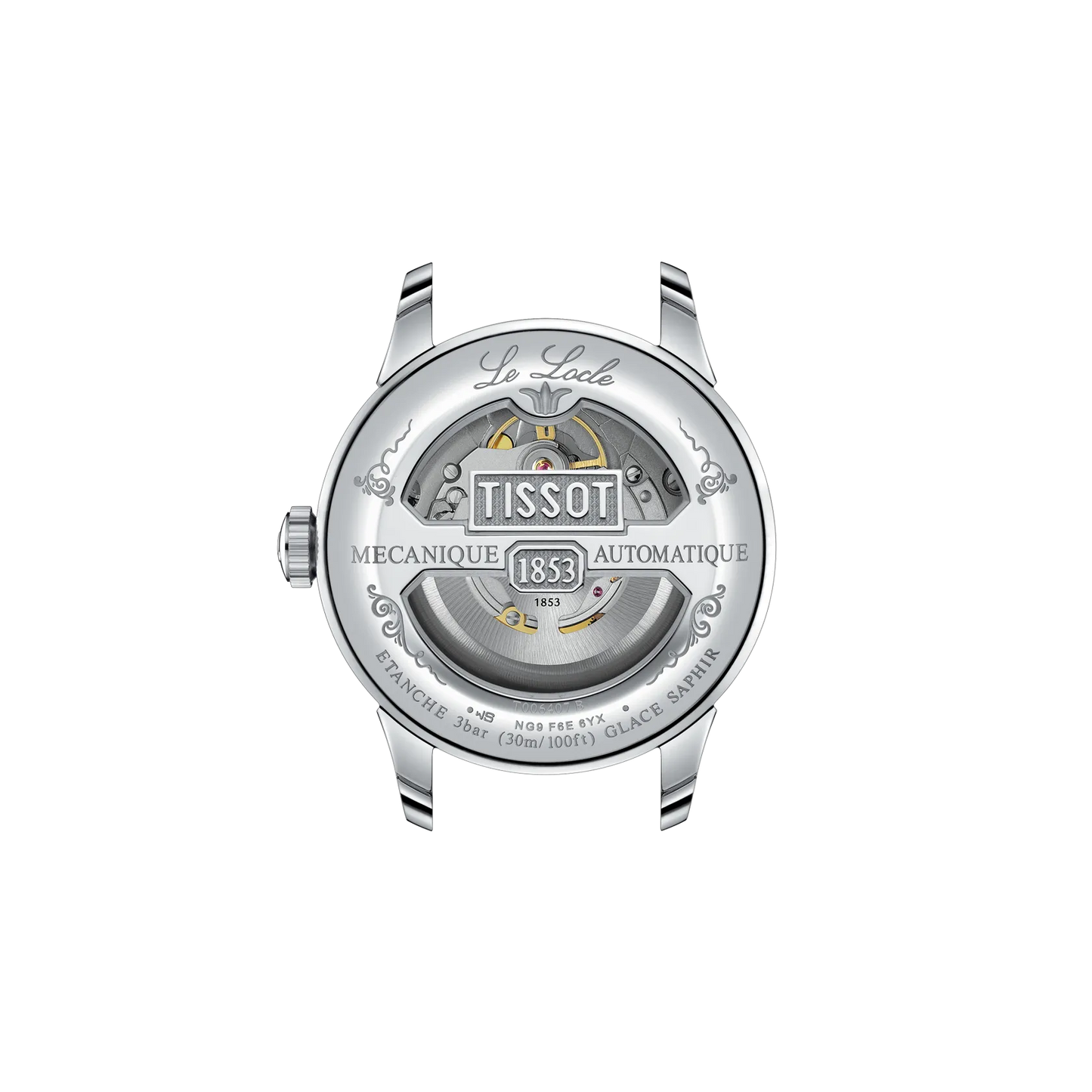 Tissot Le Locle Automatic Swiss Made Schwarz 39.3mm Lederarmband – T006.407.16.053.00