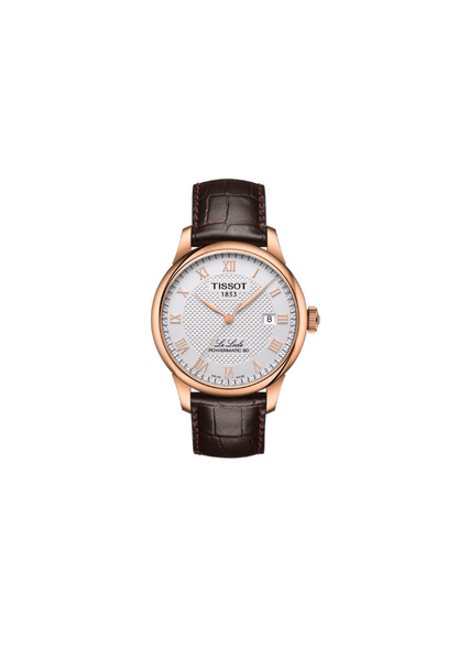 Tissot Le Locle Automatic Swiss Made Edelstahl Roségold 39.3mm Lederarmband – T006.407.36.033.00