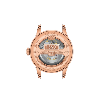 Tissot Le Locle Automatic Swiss Made Edelstahl Roségold 39.3mm Lederarmband – T006.407.36.033.00