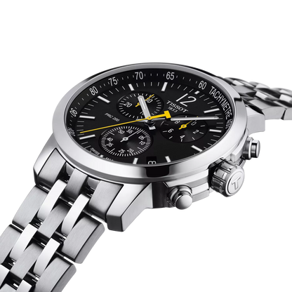 Tissot PRC 200 – Chronograph Quartz Swiss Made, Black Dial, 43mm – T114.417.11.057.00