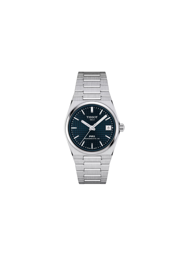 Tissot PRX 35mm – Orologio Automatico Swiss Made, Quadrante Blu Scuro, Acciaio, Ref. T137.207.11.041.00
