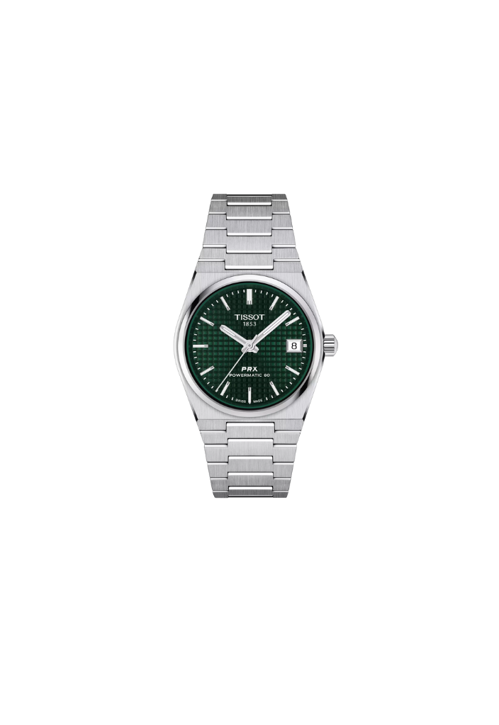 Tissot PRX 35mm – Orologio Automatico Swiss Made, Quadrante Verde, Acciaio, Ref. T137.207.11.091.00
